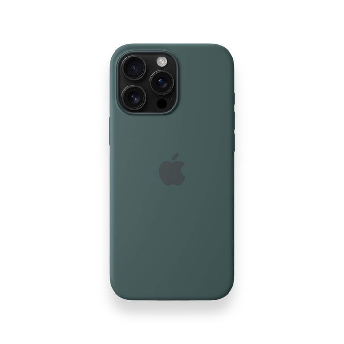 Apple silicone case for iPhone 16 Pro Max, MagSafe compatible, offers sleek, effective protection, at TaMiMi Projects in Qatar.