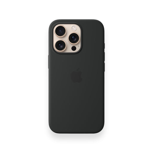 Apple silicone case for iPhone 16 Pro, MagSafe, offers sleek, effective protection, at TaMiMi Projects in Qatar.
