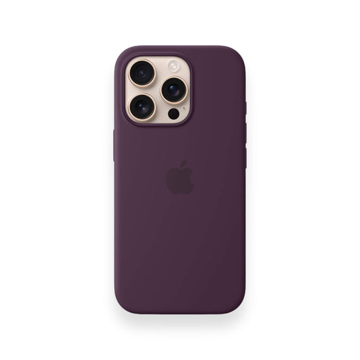 Apple silicone case for iPhone 16 Pro, MagSafe, offers sleek, effective protection, at TaMiMi Projects in Qatar.