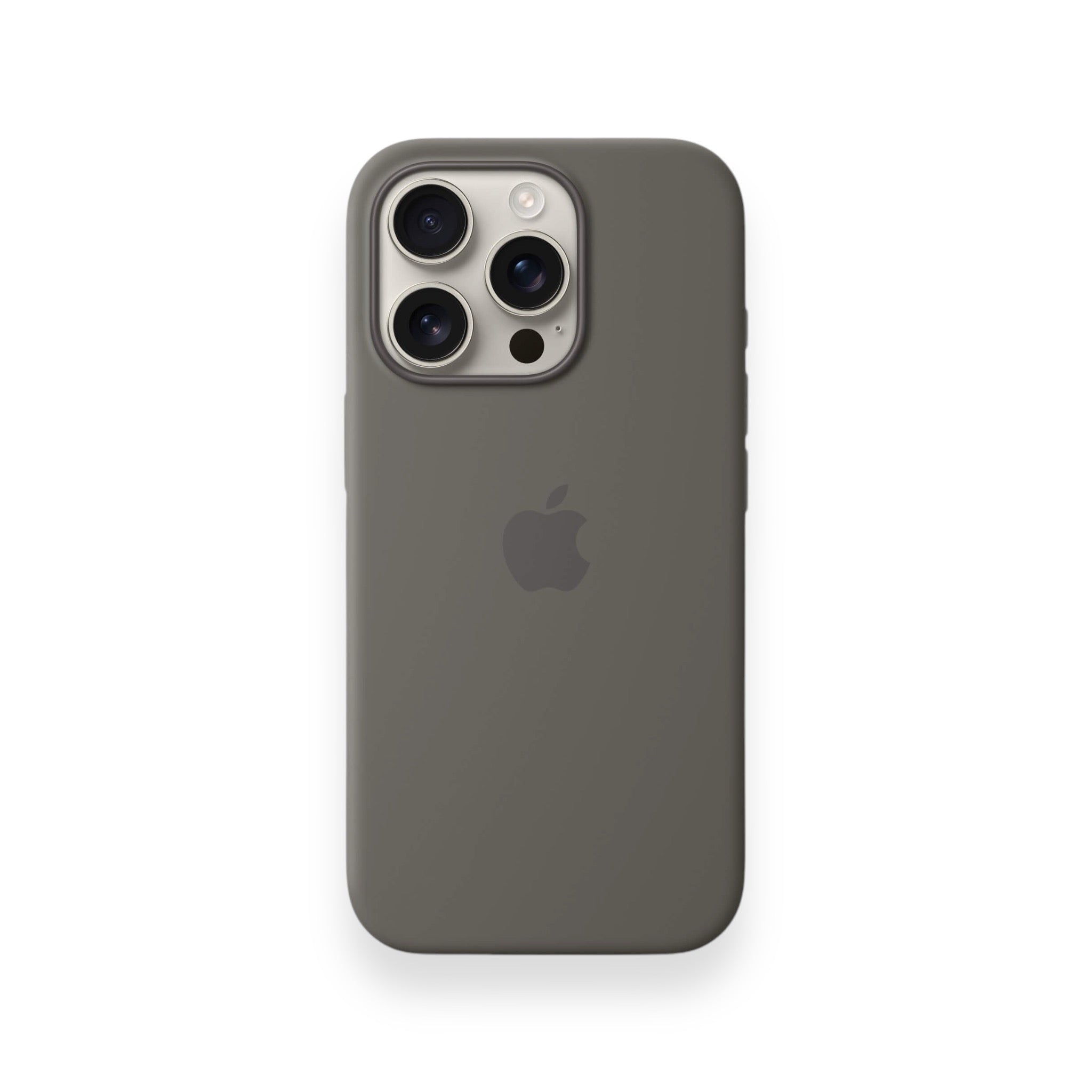 Apple iPhone 16 Pro Silicone Case with MagSafe - Stone Gray Apple iPhone 16 Pro Silicone Case with MagSafe - Stone Gray