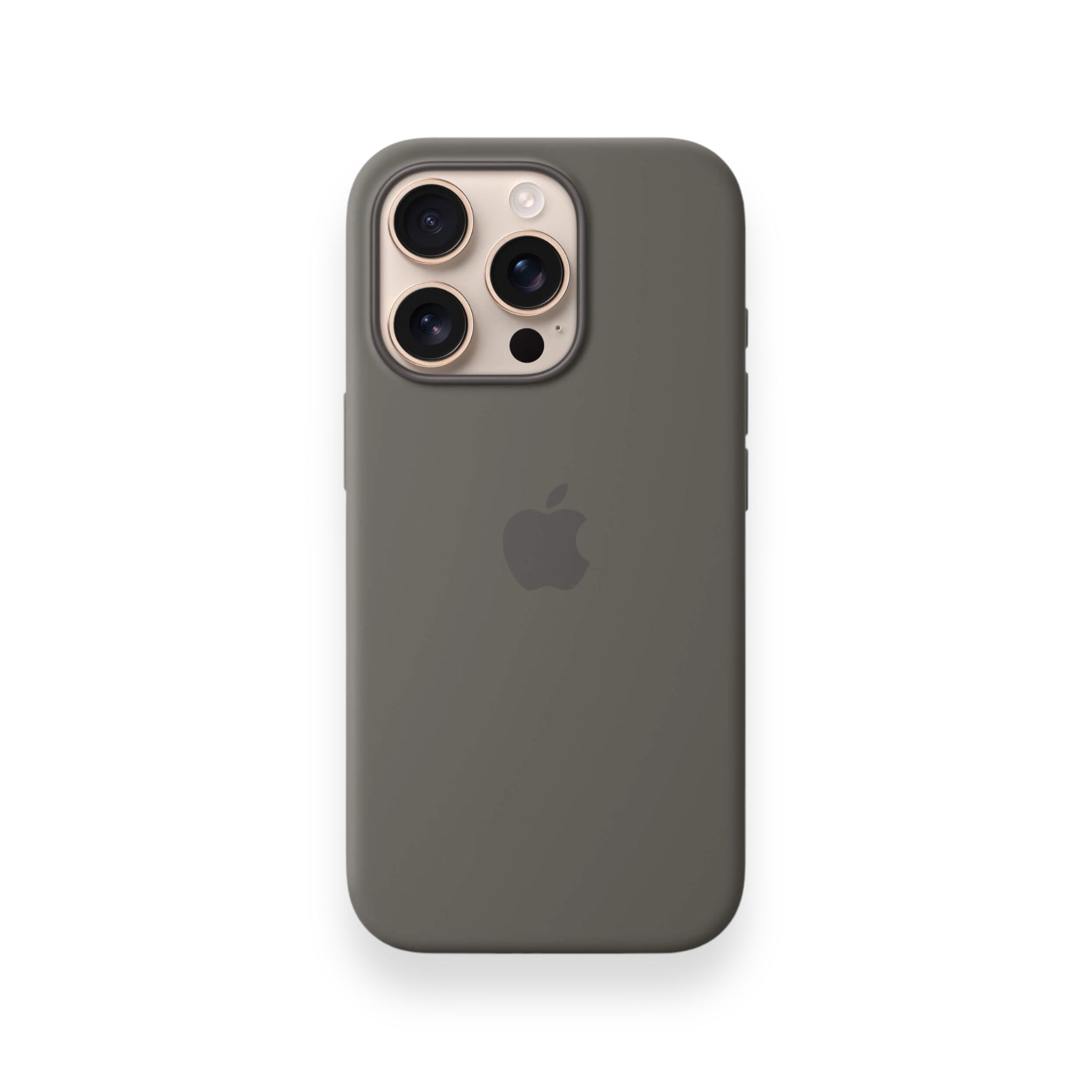 Apple iPhone 16 Pro Silicone Case with MagSafe - Stone Gray Apple iPhone 16 Pro Silicone Case with MagSafe - Stone Gray
