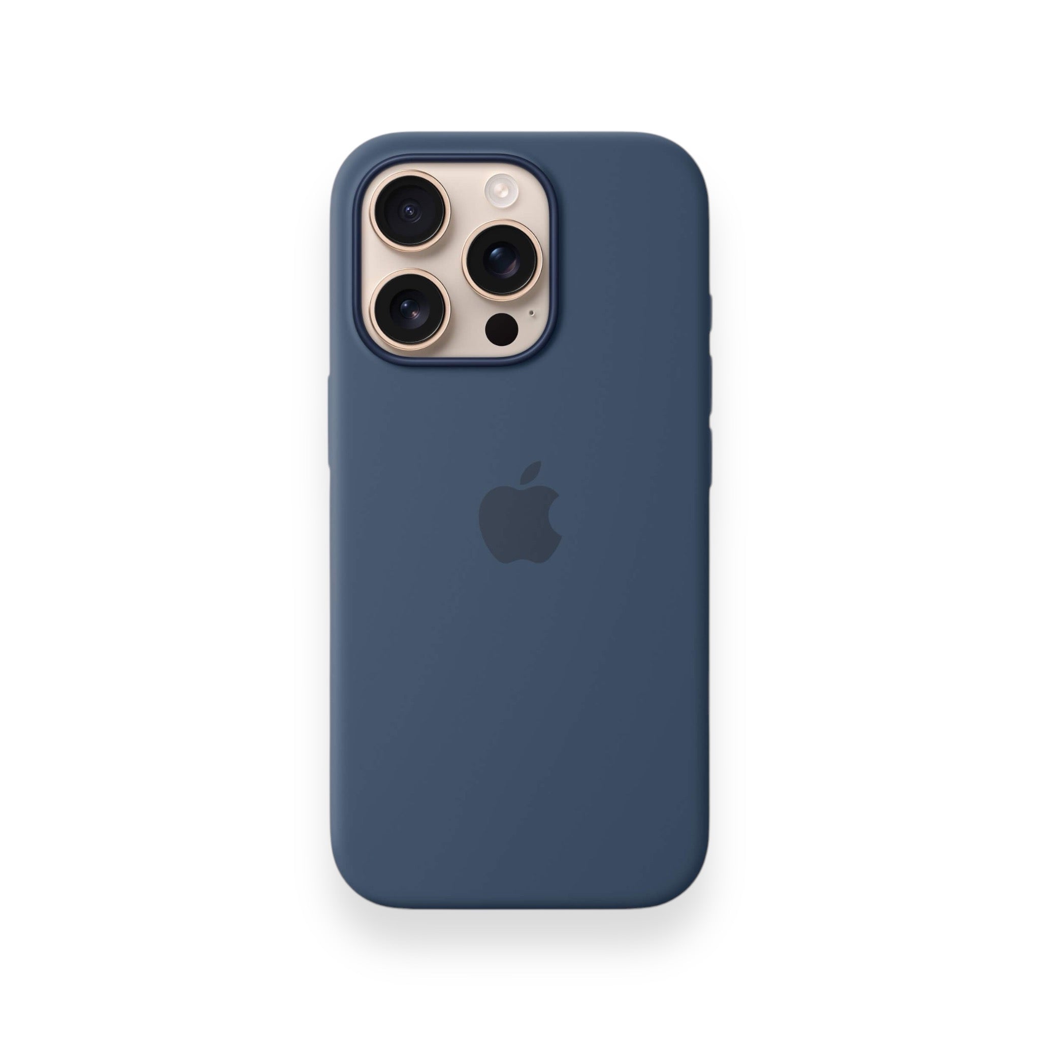 Apple iPhone 16 Pro Silicone Case with MagSafe - Denim Apple iPhone 16 Pro Silicone Case with MagSafe - Denim