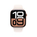 Apple Watch S10 42mm Rose Gold Aluminium with Light Blush Band S/M from TaMiMi Projects in Qatar, sleek design and advanced features.