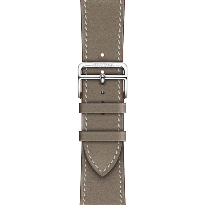 Apple Watch Hermès - Étoupe Swift Leather Single Tour - 45mm