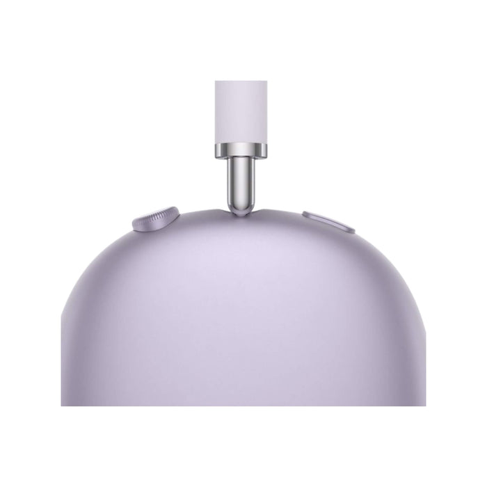 AirPods Max in Purple color with noise cancellation, spatial audio, dynamic head tracking, available at TaMiMi Projects in Qatar.