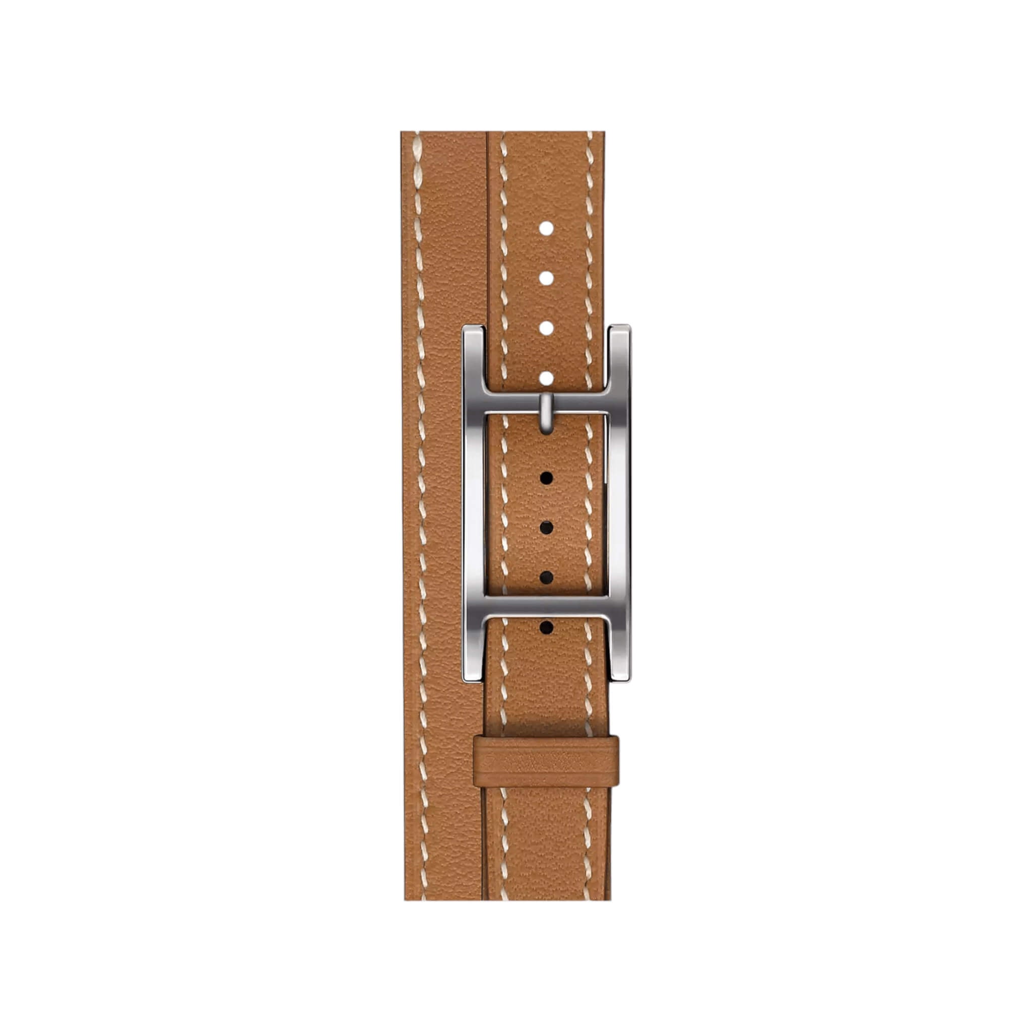Hermès Apple Watch Band 42mm - Attelage Gold Double Tour Hermès Apple Watch Band 42mm - Attelage Gold Double Tour