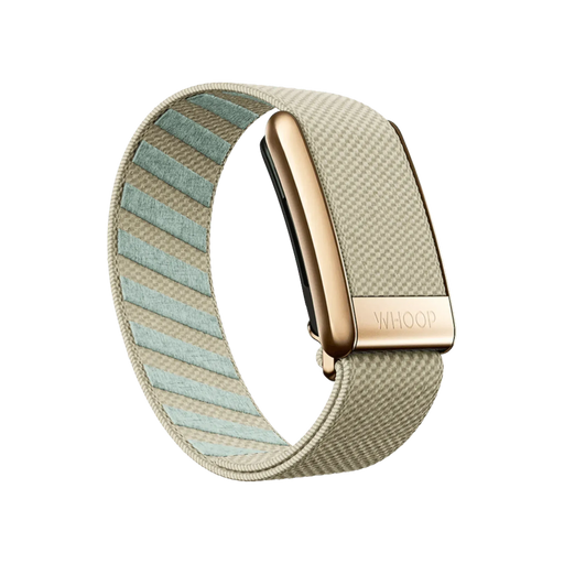 Sand Dune Rose Gold SuperKnit Luxe Band for WHOOP, elegant & durable, available at TaMiMi Projects in Qatar. Order now!