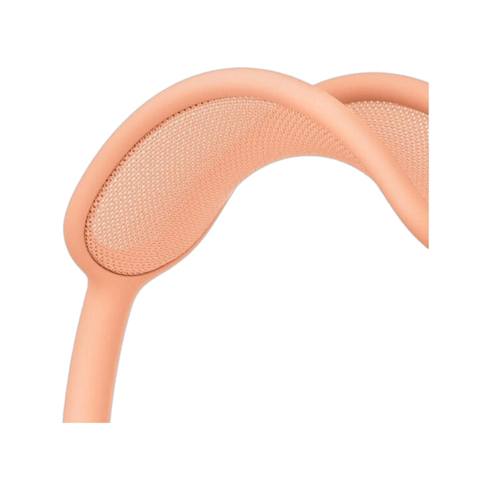 AirPods Max in Orange color with noise cancellation, spatial audio, dynamic head tracking, available at TaMiMi Projects in Qatar.