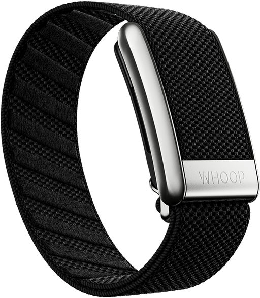 Onyx with Platinum - SuperKnit Luxe Band For whoop