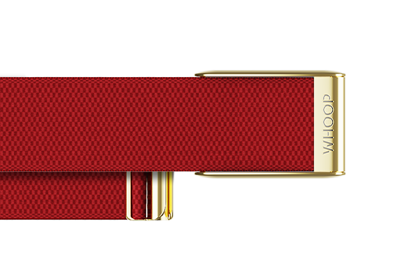 SuperKnit Luxe Band - Cranberry with Gold