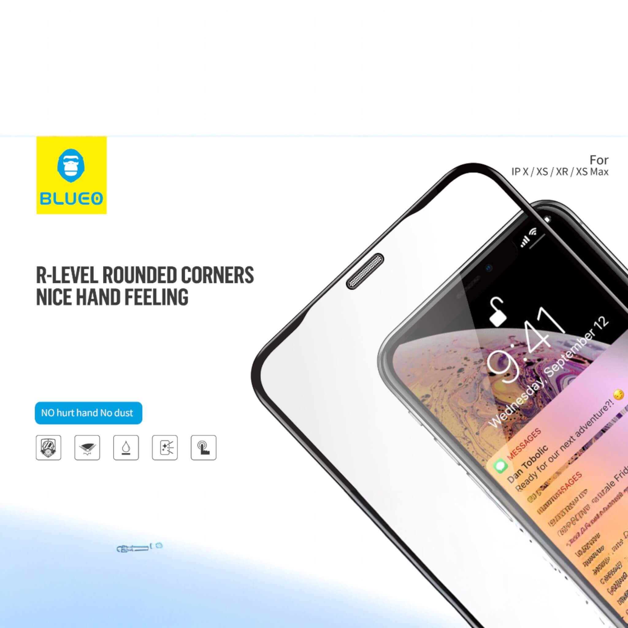 Blueo Dust Proof Screen Protector iPhone 12 Pro Max Blueo Dust Proof Screen Protector iPhone 12 Pro Max