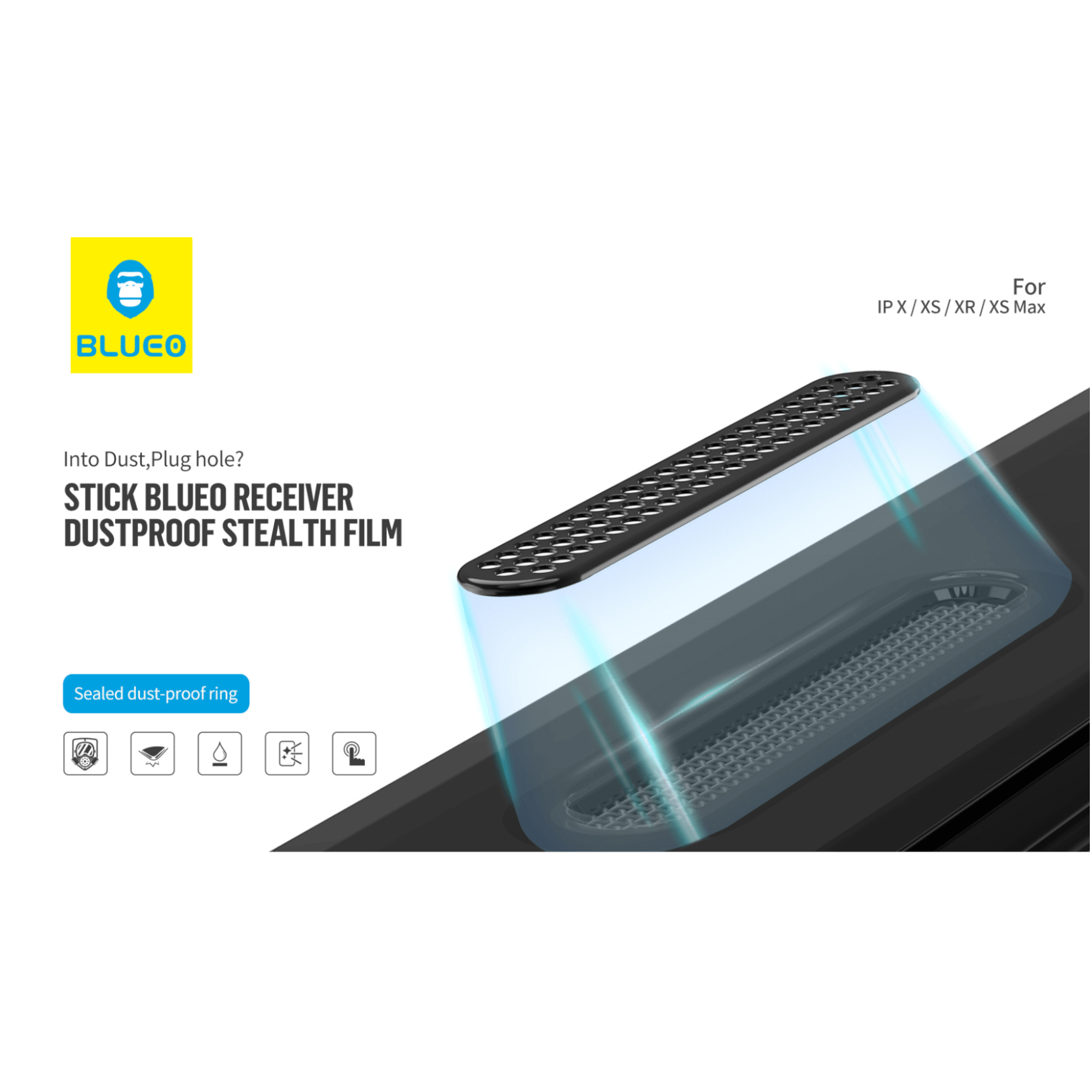 Blueo Dust Proof Screen Protector iPhone 12 Pro Max Blueo Dust Proof Screen Protector iPhone 12 Pro Max
