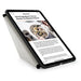 Origami No1 Original Case for iPad Air 11-inch 2024 with a transparent back and 5-way folding cover. Features an Apple Pencil charging slot. Available at TaMiMi Projects in Qatar.