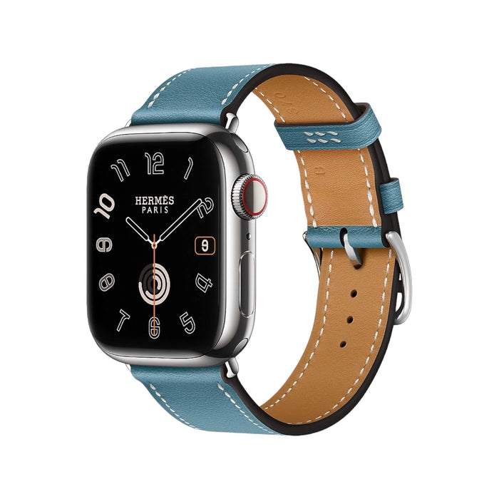 Get Hermès Hermès Apple Watch Band 41mm - Bleu Jean Single Tour in Qatar from TaMiMi Projects