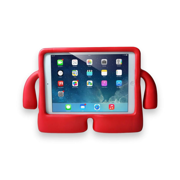 Tamimi Projects. Qatar. Heavy-duty iPad 10.2-inch case. 7th, 8th, 9th Gen. Stand. Drop-proof. Double silicone corners. Kid-safe."