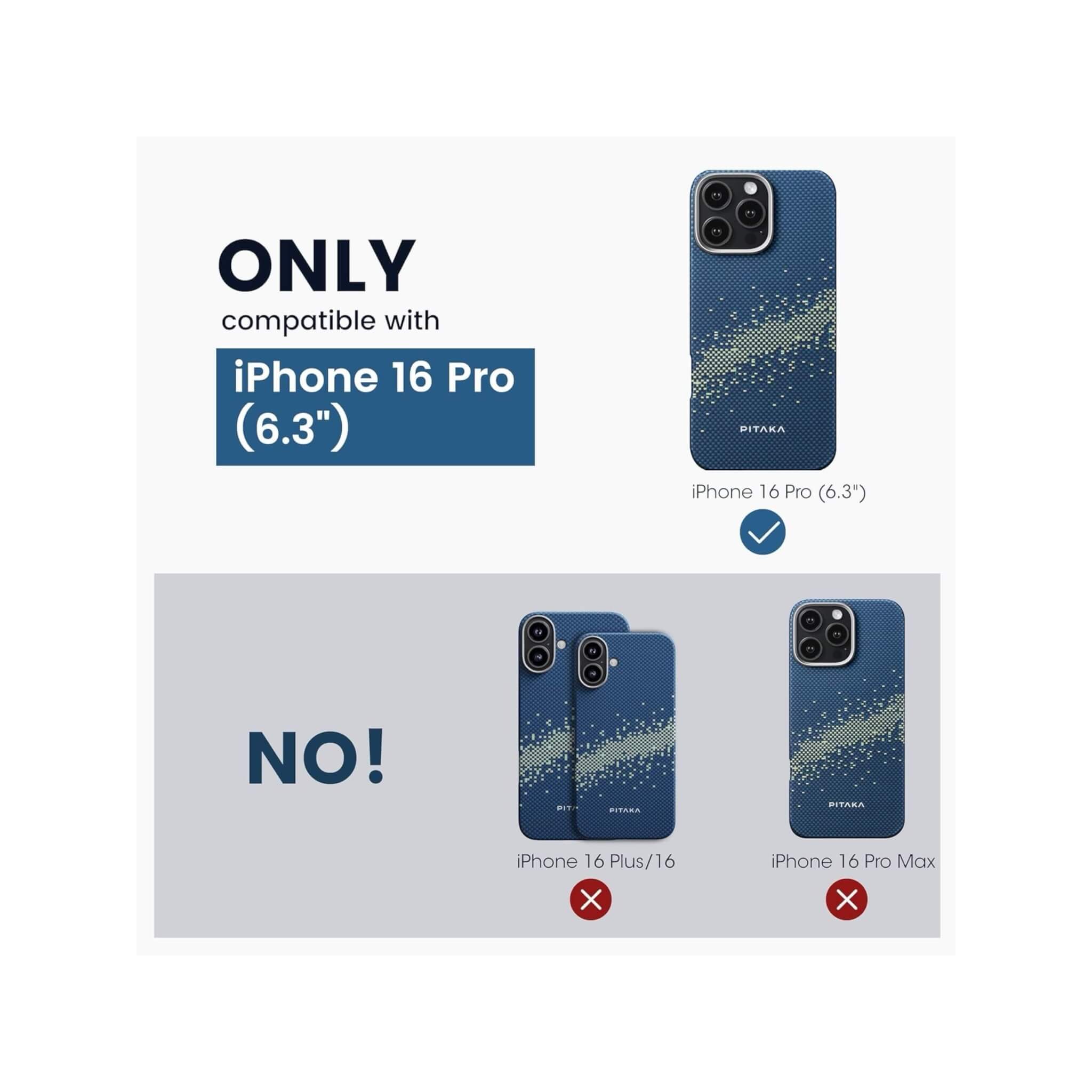 Pitaka Case for iPhone 16 Pro - Milky Way Galaxy Pitaka Case for iPhone 16 Pro - Milky Way Galaxy