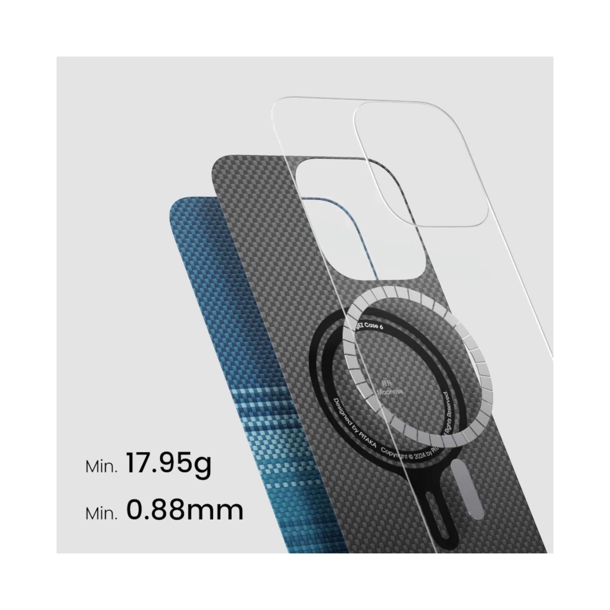 Pitaka Case for iPhone 16 Pro - Moonrise Pitaka Case for iPhone 16 Pro - Moonrise