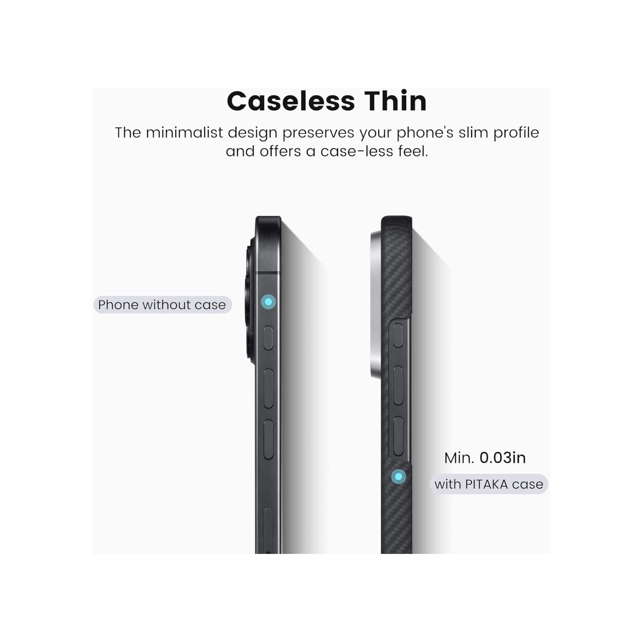 Pitaka Case for iPhone 16 Pro Max - Black/Grey Pitaka Case for iPhone 16 Pro Max - Black/Grey
