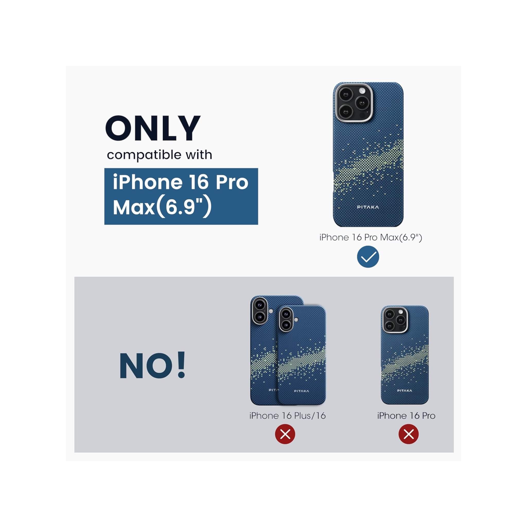 Pitaka Case for iPhone 16 Pro Max - Milky Way Galaxy Pitaka Case for iPhone 16 Pro Max - Milky Way Galaxy