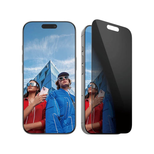 PanzerGlass Privacy Screen Protector for iPhone 16 Pro Max, 60% recycled glass, scratch-resistant, from TaMiMi Projects Qatar.