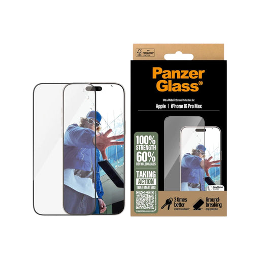 PanzerGlass® screen protector offers drop protection, scratch resistance, and easy installation. in Qatar at TaMiMi Projects.