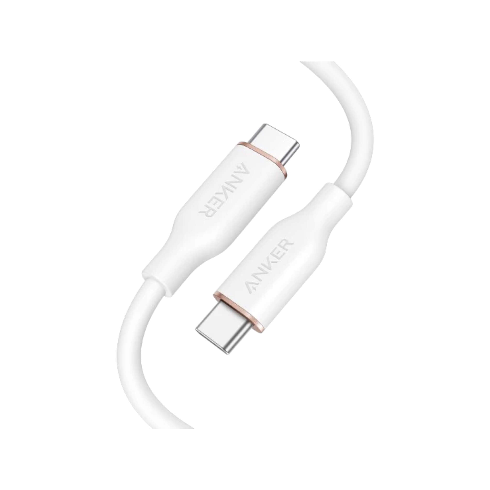 Anker PowerLine ||| Flow USB-C to USB-C Cable - 90cm - White Anker PowerLine ||| Flow USB-C to USB-C Cable - 90cm - White