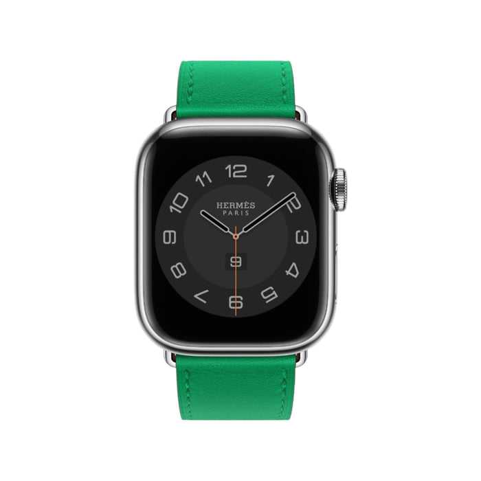 Get Hermès Apple Watch Hermès - Bambou Swift Leather Single Tour - 41mm in Qatar from TaMiMi Projects