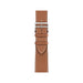 Hermès 41mm Gold Single Tour Apple Watch band, available at TaMiMi Projects in Qatar.