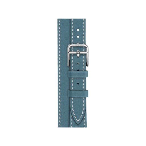 Get Hermès Hermès Apple Watch Band 41mm - bleu jean Attelage Double Tour in Qatar from TaMiMi Projects