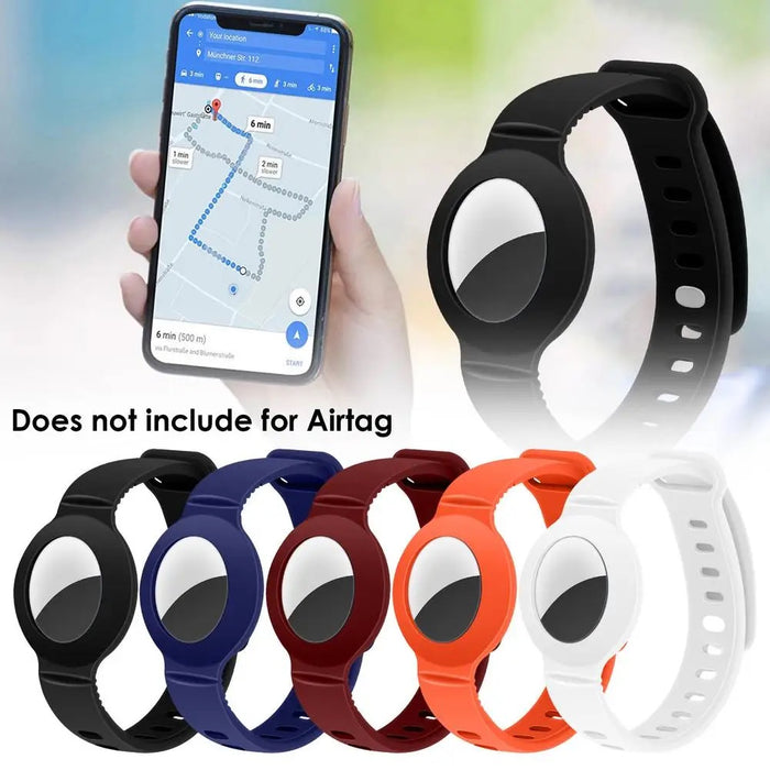 AirTag Soft Silicone Strap Sport Band