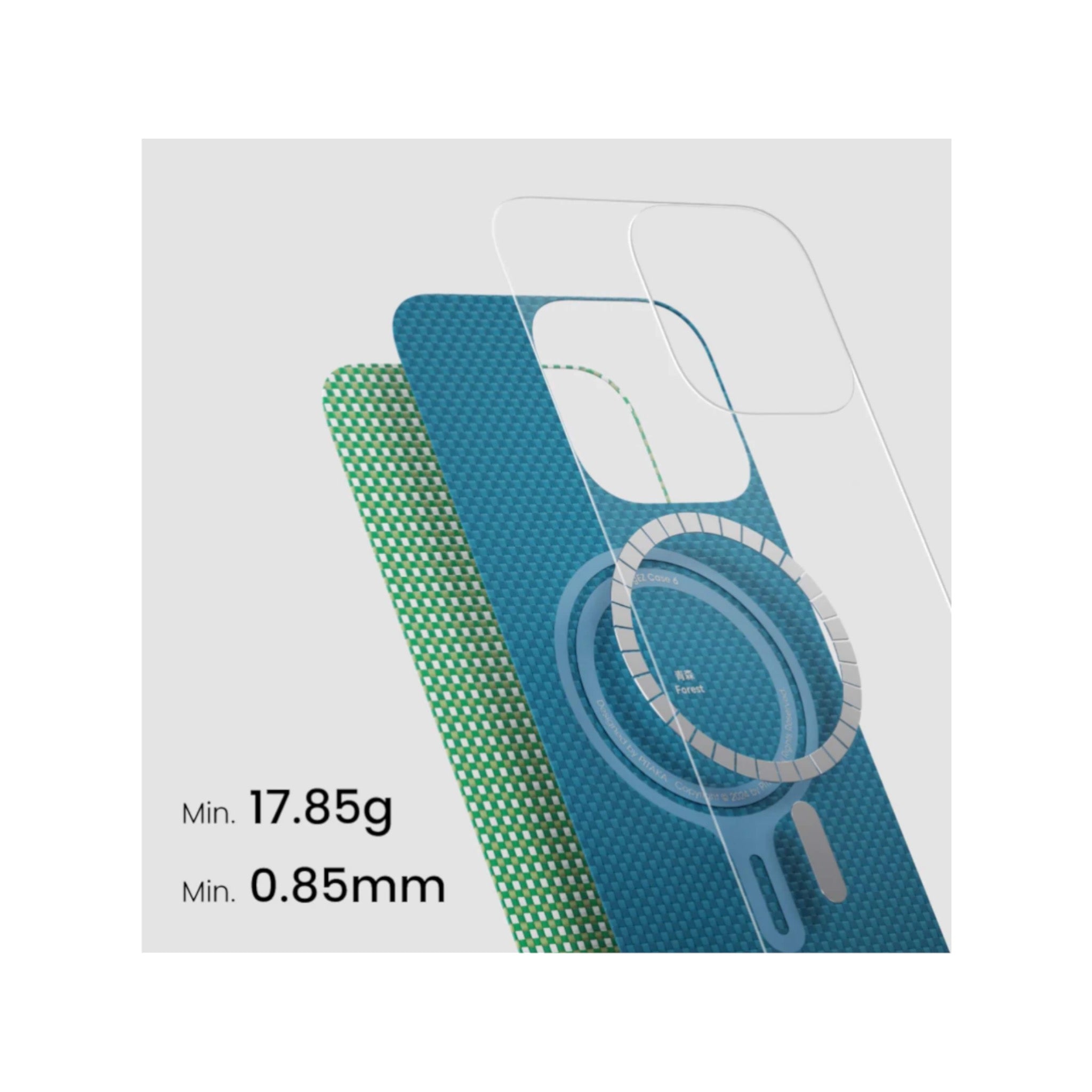 Pitaka Case for iPhone 16 Pro - Forest Green Pitaka Case for iPhone 16 Pro - Forest Green