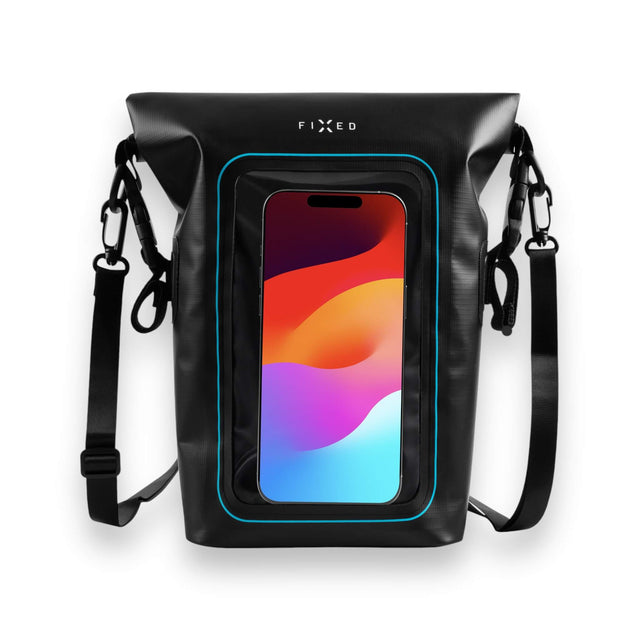 FIXED Float waterproof bag, 3L capacity, durable PVC 500D, protects phone and essentials up to 7.5”, in Qatar from TaMiMi Projects.