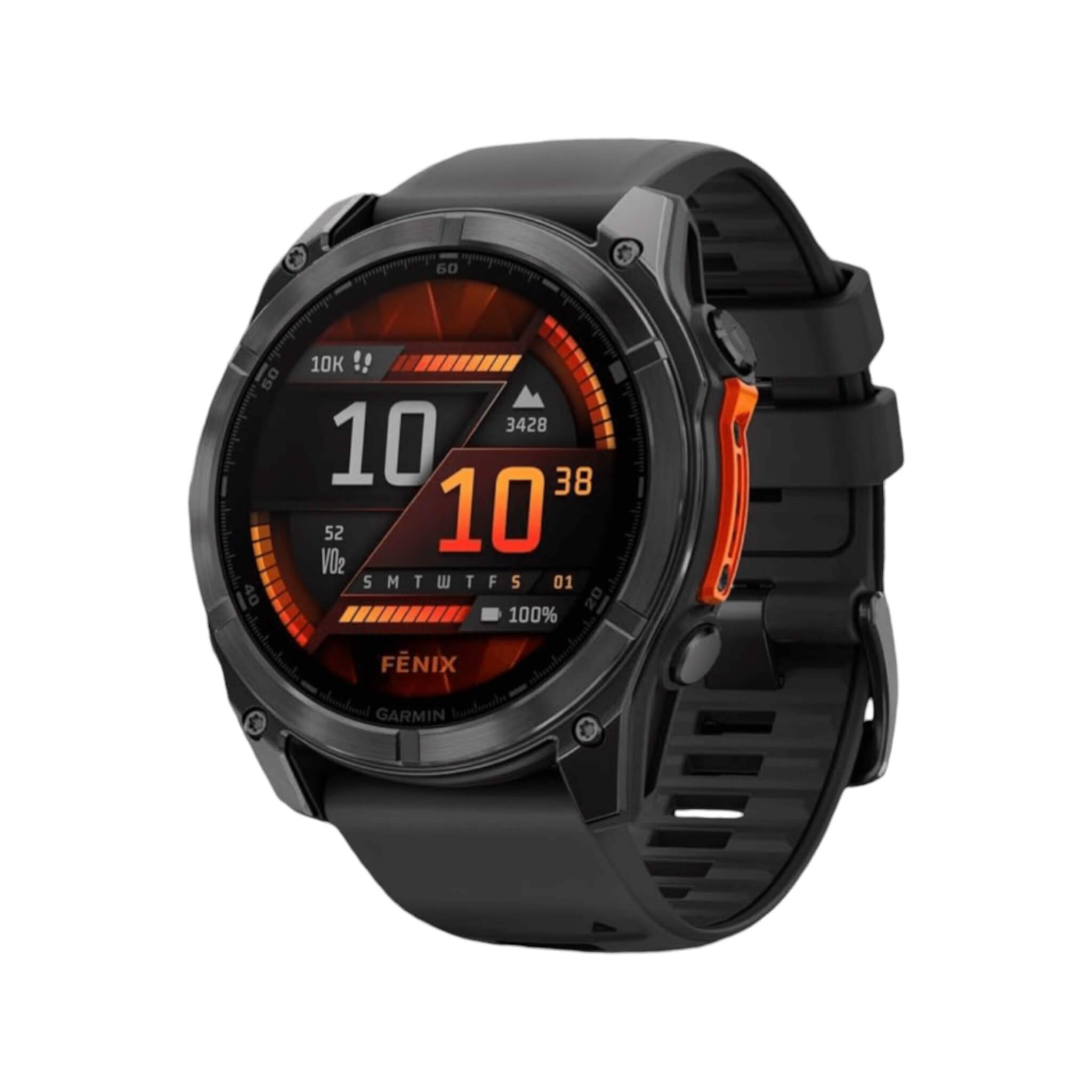 fēnix® 8 Amoled Slate Gray With Black Silicone Band - 47mm fēnix® 8 Amoled Slate Gray With Black Silicone Band - 47mm