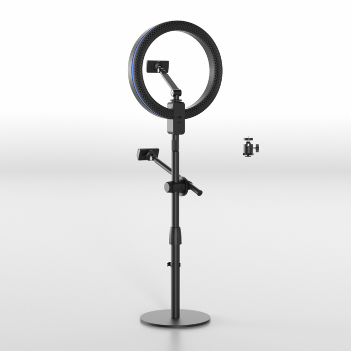 Aluminum Alloy Overhead Live Stand With Ring Light