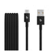 Beats USB‑A to USB‑C Woven Cable (1.5 m) - Bolt Black (2-Pack) Available now from TaMiMi Projects in Qatar.