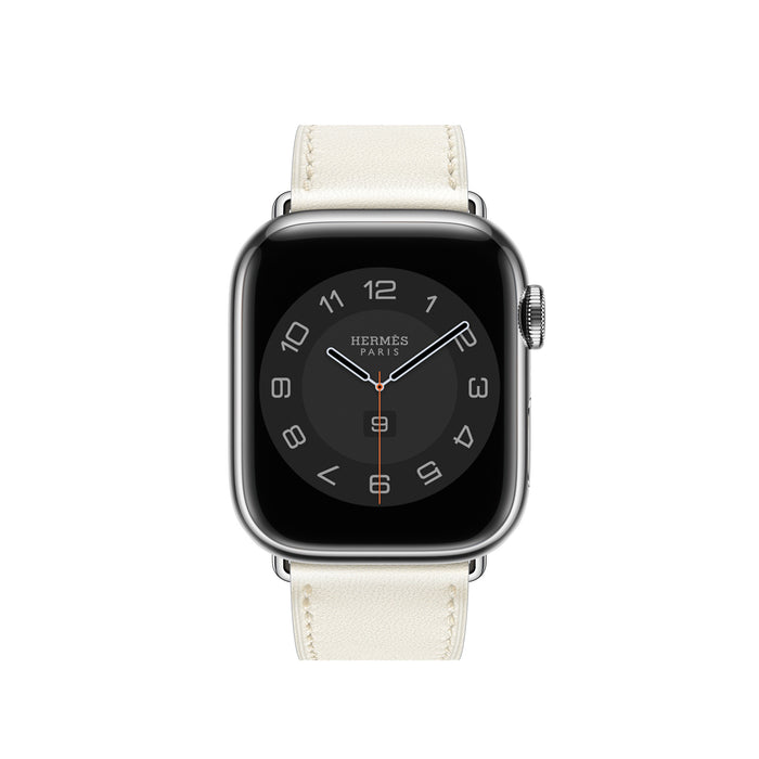Apple Watch Hermès - Blanc Swift Leather Single Tour - 41mm