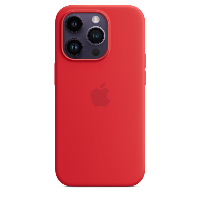 Get Apple Apple iPhone 14 Pro Silicone Case with MagSafe - Red in Qatar from TaMiMi Projects