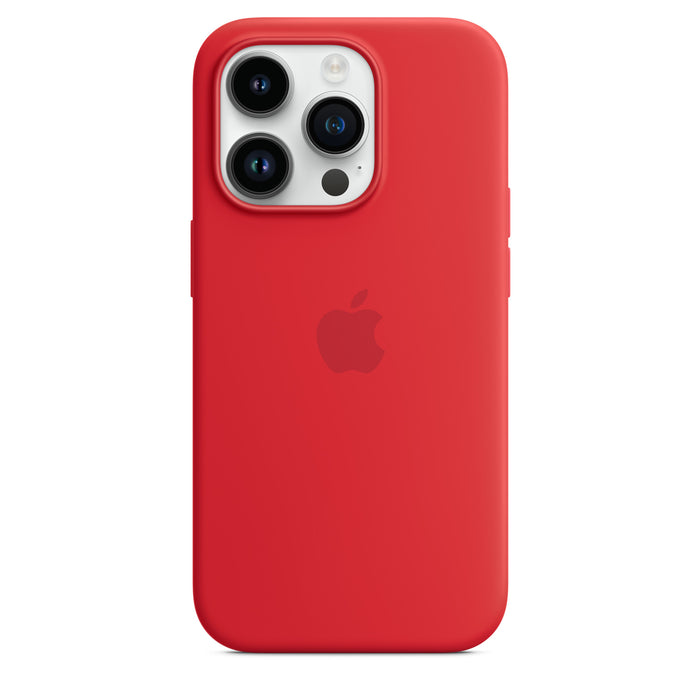 Get Apple Apple iPhone 14 Pro Silicone Case with MagSafe - Red in Qatar from TaMiMi Projects