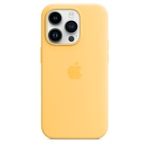 Get Apple Apple iPhone 14 Pro Silicone Case with MagSafe - Sunglow in Qatar from TaMiMi Projects