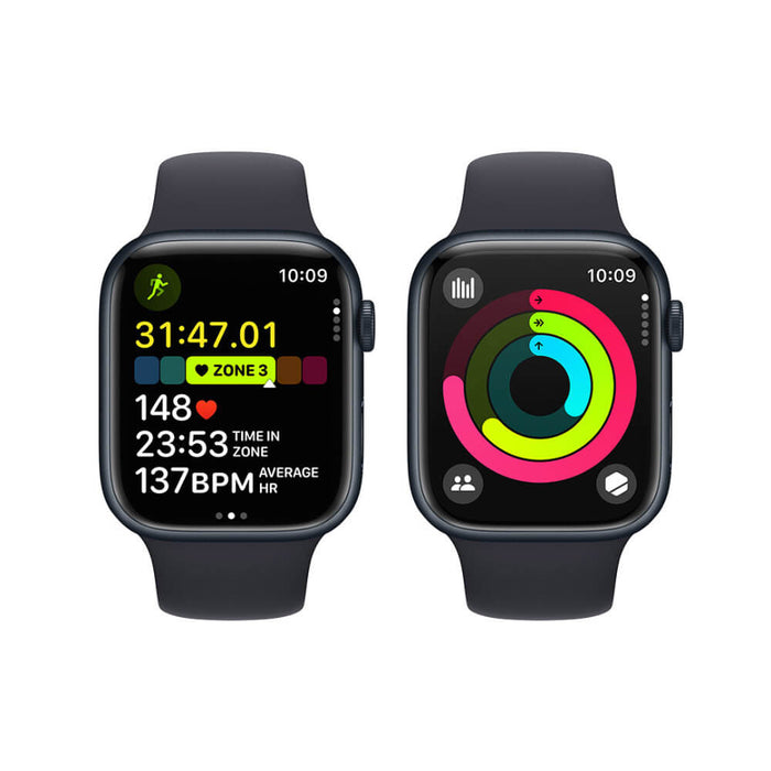 Apple Watch S9 41mm Midnight Aluminium Case with Midnight Sport Loop