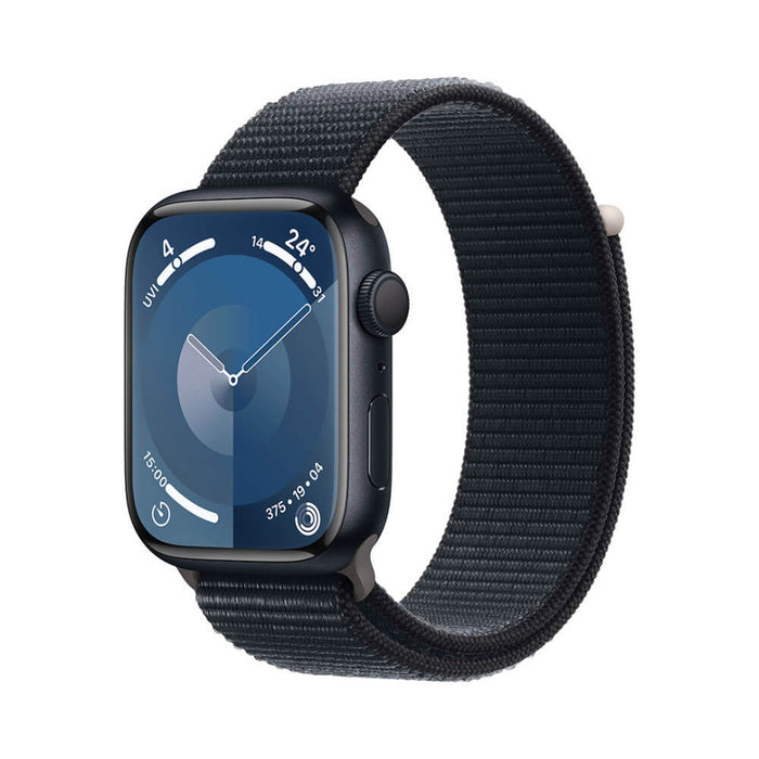 Get Apple Apple Watch S9 45mm Midnight Aluminium Case with Midnight Sport Loop in Qatar from TaMiMi Projects