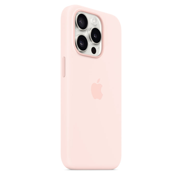 Apple iPhone 15 Pro Silicone Case with MagSafe - Light Pink