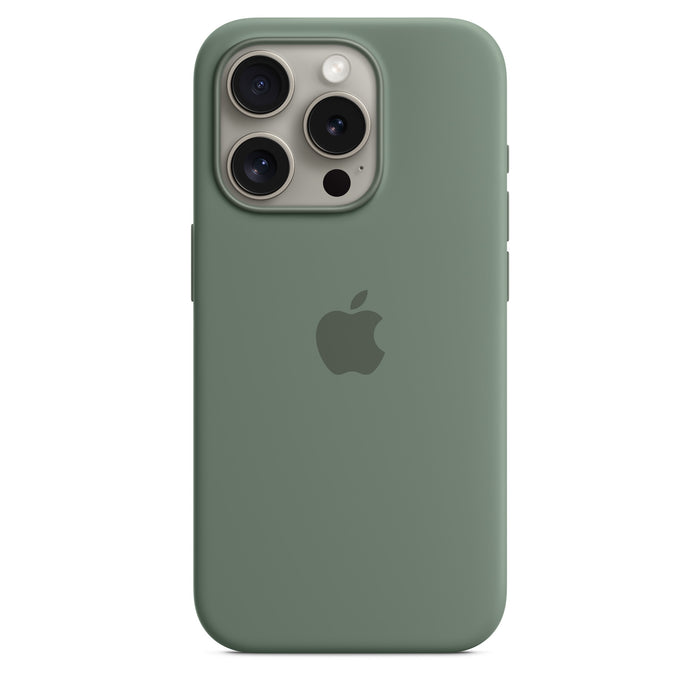 Get Apple Apple iPhone 15 Pro Silicone Case with MagSafe - Cypress in Qatar from TaMiMi Projects