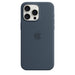 Get Apple Apple iPhone 15 Pro Max Silicone Case with MagSafe - Storm Blue in Qatar from TaMiMi Projects