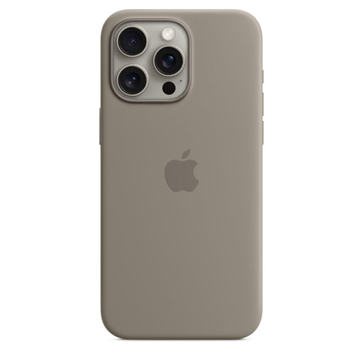 Get Apple Apple iPhone 15 Pro Max Silicone Case with MagSafe - Clay in Qatar from TaMiMi Projects