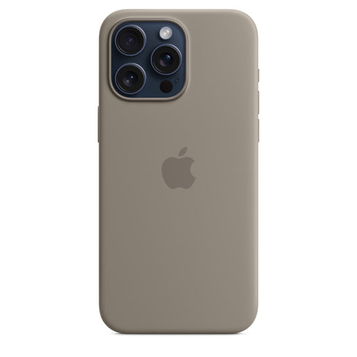 Get Apple Apple iPhone 15 Pro Max Silicone Case with MagSafe - Clay in Qatar from TaMiMi Projects