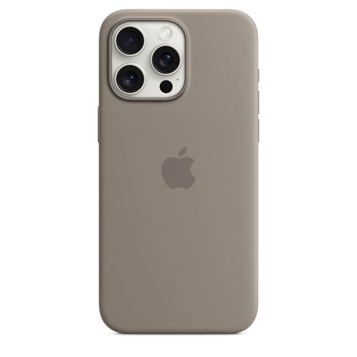 Get Apple Apple iPhone 15 Pro Max Silicone Case with MagSafe - Clay in Qatar from TaMiMi Projects