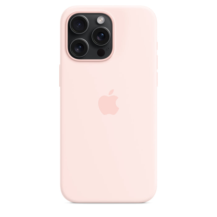 Apple iPhone 15 Pro Max Silicone Case with MagSafe - Light Pink