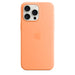 Get Apple Apple iPhone 15 Pro Max Silicone Case with MagSafe - Orange Sorbet in Qatar from TaMiMi Projects