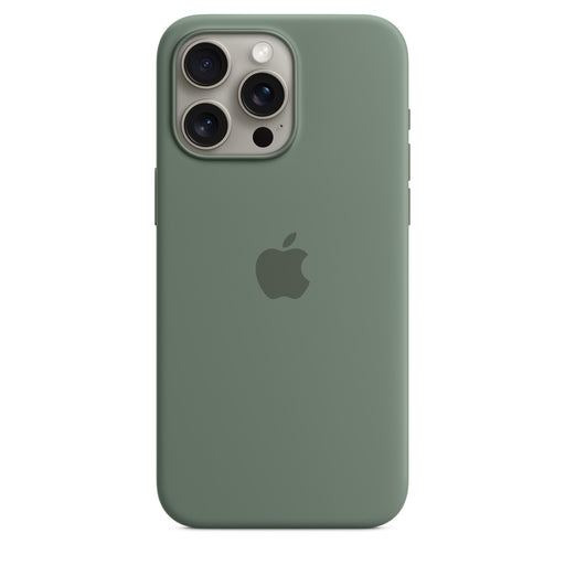 Get Apple Apple iPhone 15 Pro Max Silicone Case with MagSafe - Cypress in Qatar from TaMiMi Projects